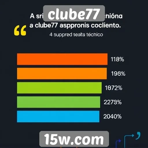 Avaliação do suporte técnico no clube77